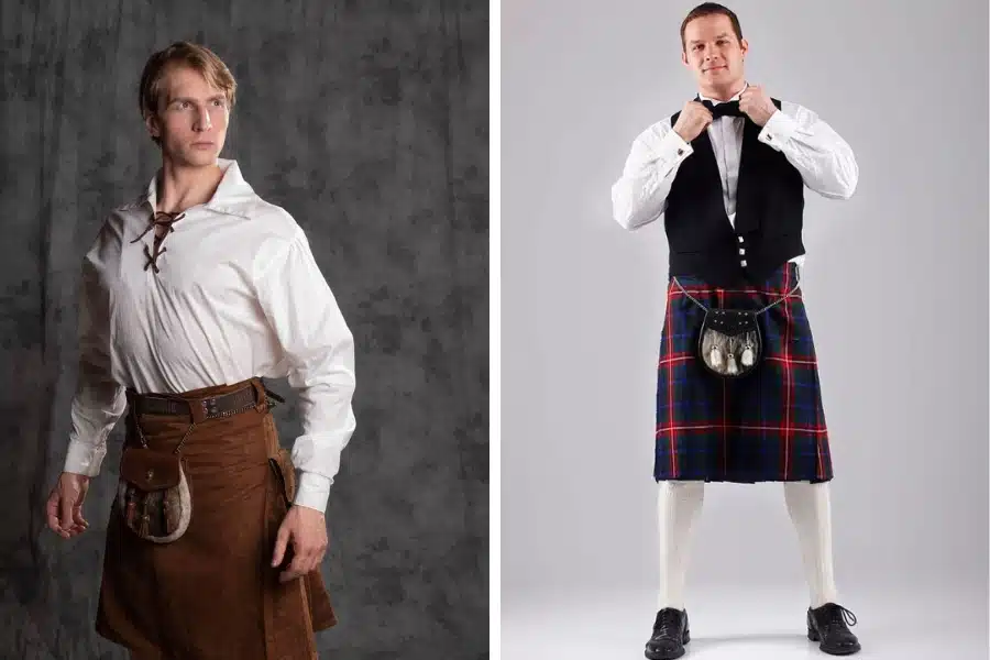 Leather Kilts vs. Traditional Kilts