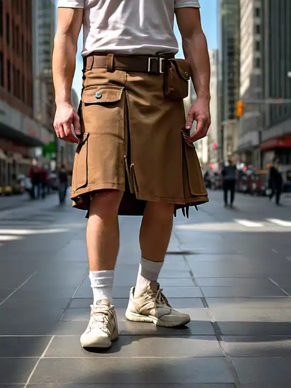 Khaki Utility Kilts