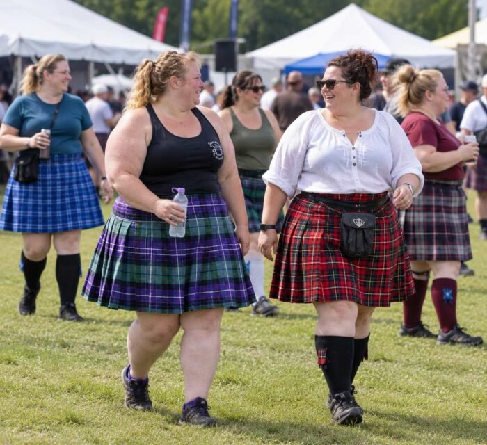 Plus Size Women Tartan Kilt Plus Size Women Tartan Kilt