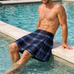 swim tartan kilt