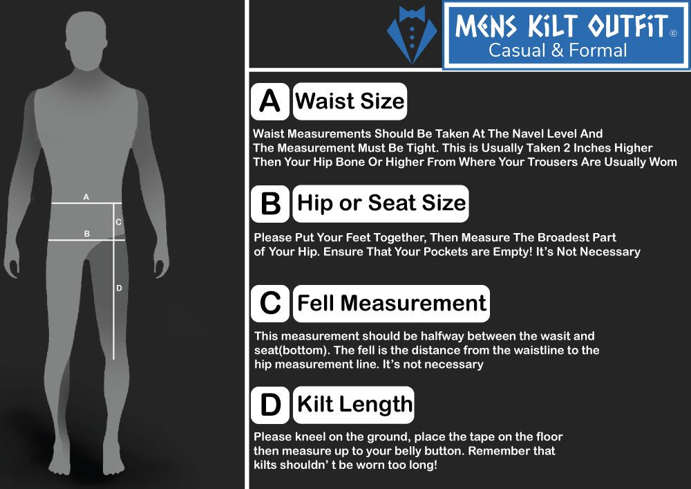 How To Measure For a Kilt!