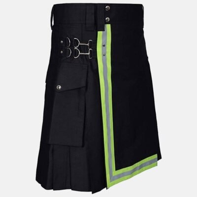 Black Utility Kilt