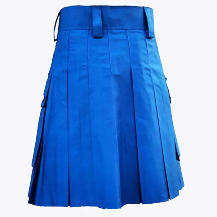 Classic Blue Utility Kilt For Men Classic Blue Utility Kilt For Men
