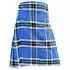 Clan Thompson Dress Blue Tartan Kilt