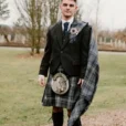 Highland Storm Tartan Kilt Outfit