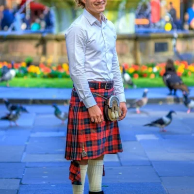 casual kilt attire