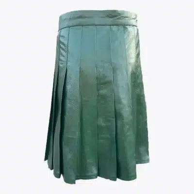 Lush Green Leather Kilt