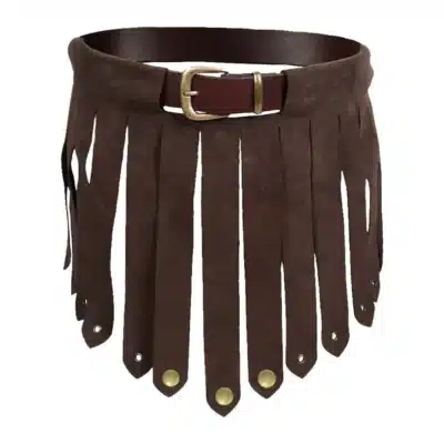 Gladiator's Heritage Brown Leather Kilt