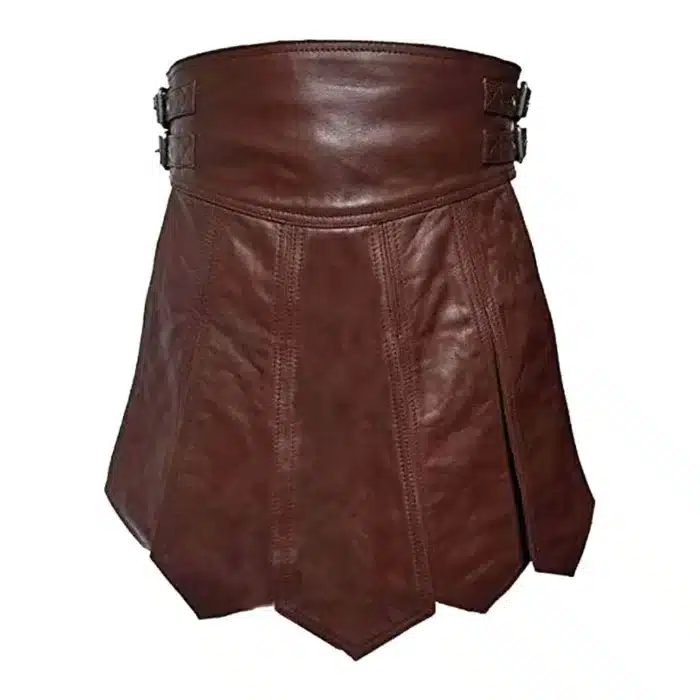 Gladiator's Brown Roman Leather Kilt