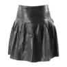 Signature Classic Pleated Leather Kilt