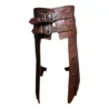 Gladiator’s Choice: Studded Brown Leather Kilt