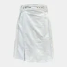 Luxe White Leather Kilt