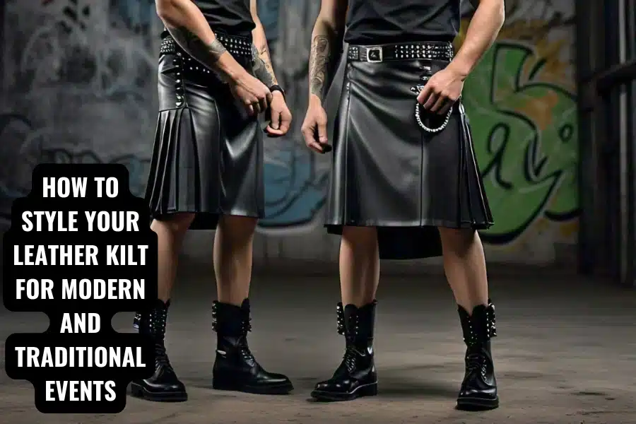 How To Style Your Leather Kilt For Modern & Traditional Events