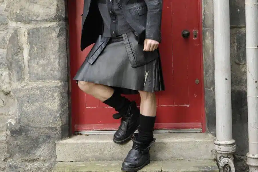 Male Leather Kilts