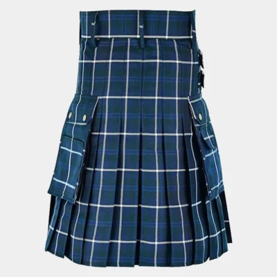 Blue Douglas Tartan Utility Kilt