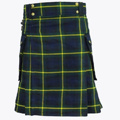 Men Tartan Utility Kilt