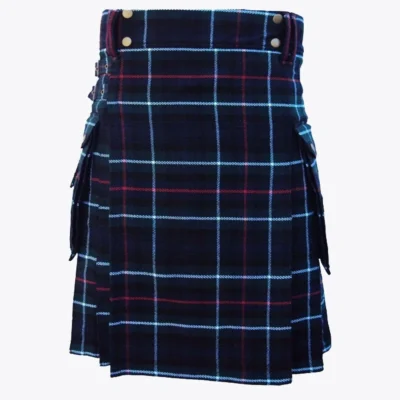 Men Tartan Utility Kilt