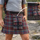 Front Pocket Style For Hiking Kilt