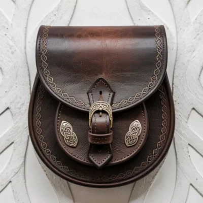 Highland Crest Sporran – Celtic Buckle Edition