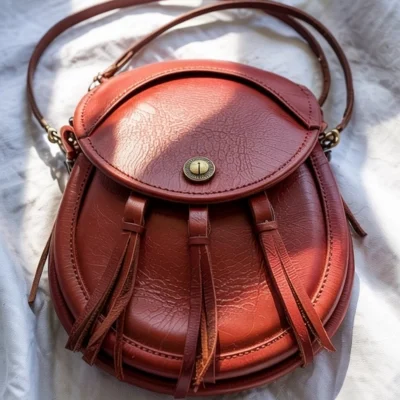 Majestic Mahogany 3 Tassel Leather Sporran