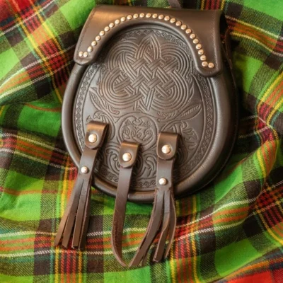 Studded Tassel Celtic Day Sporran