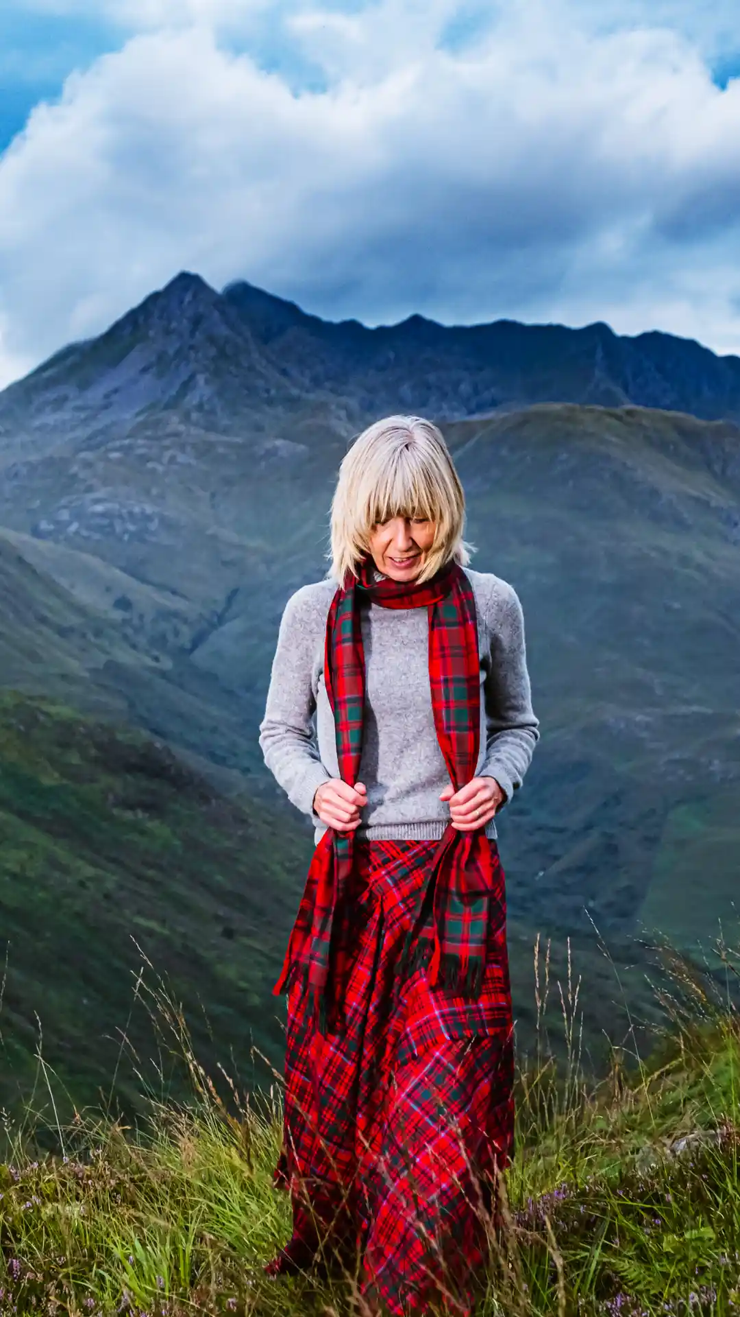 womens tartan sash