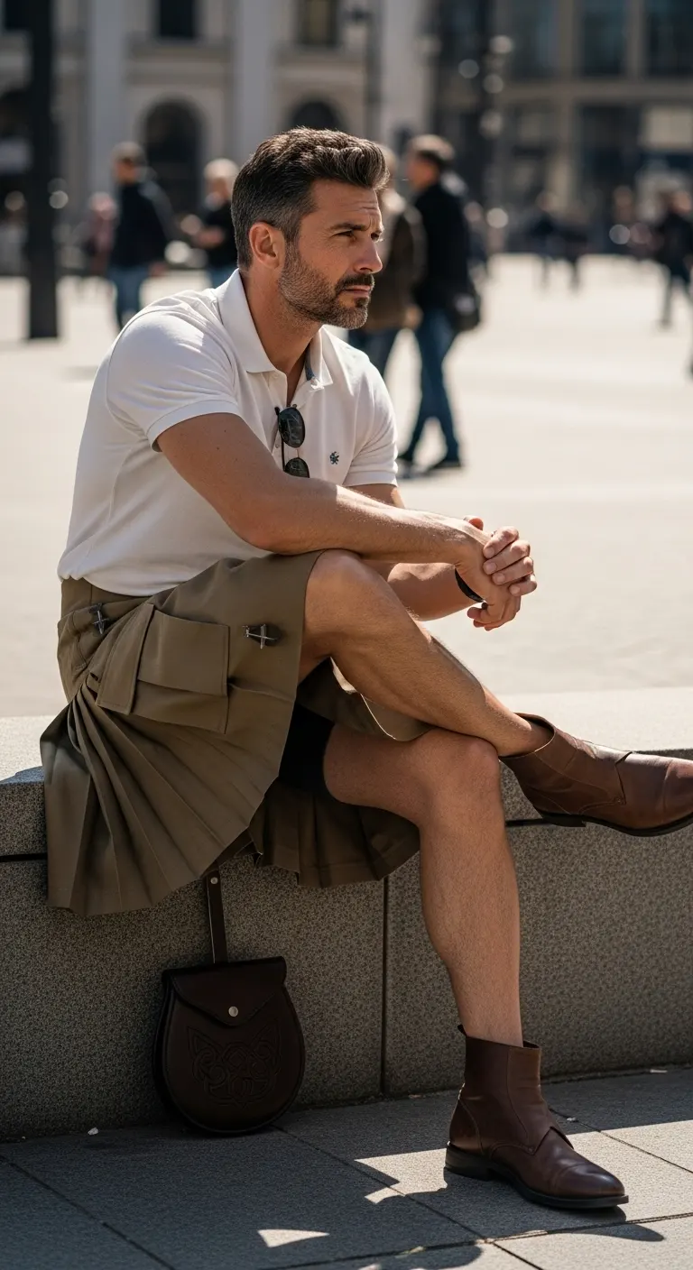 Gray Utility Kilts