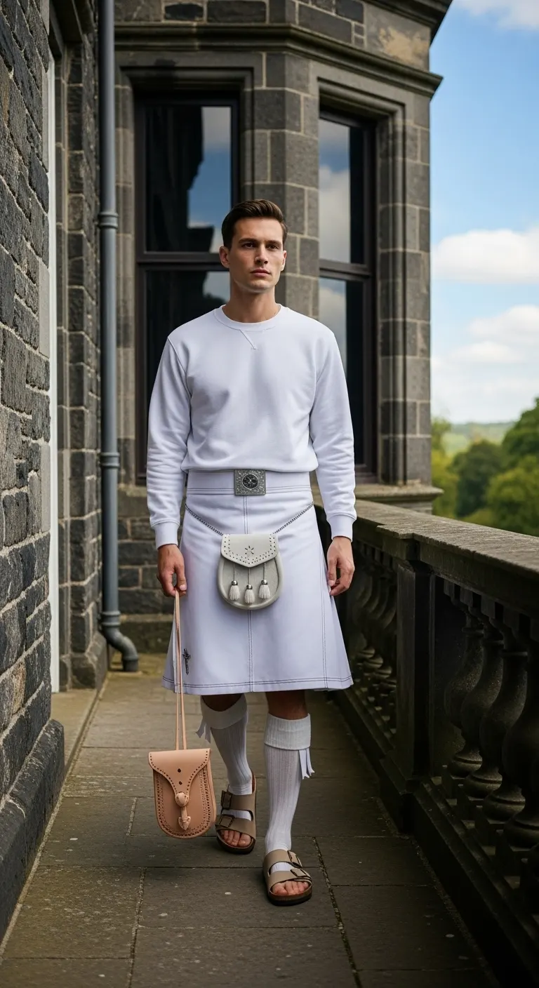 White Utility Kilts