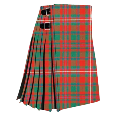 Clan MacKinnon Red Ancient Tartan Kilt