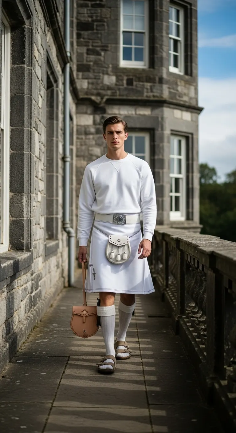 White Utility Kilts