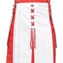 Santa Claus Hybrid Christmas Kilt – Festive Utility Style for Mens