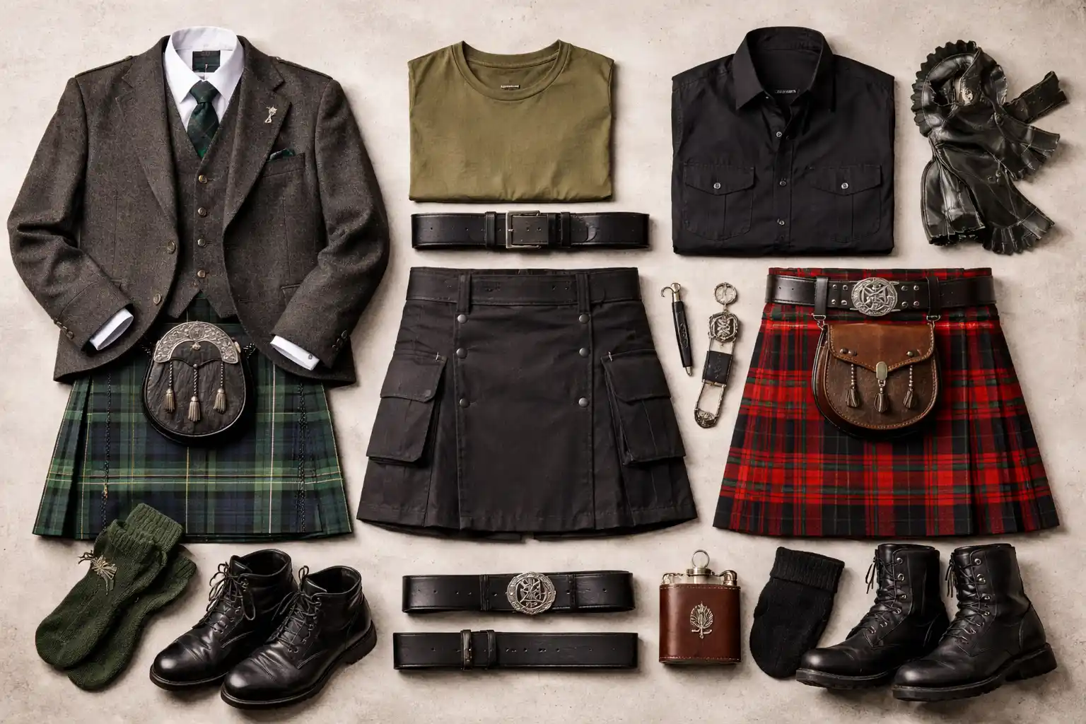 A complete collection for every kilt occasion.