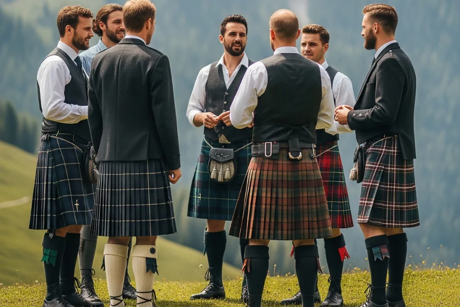 tartan kilts