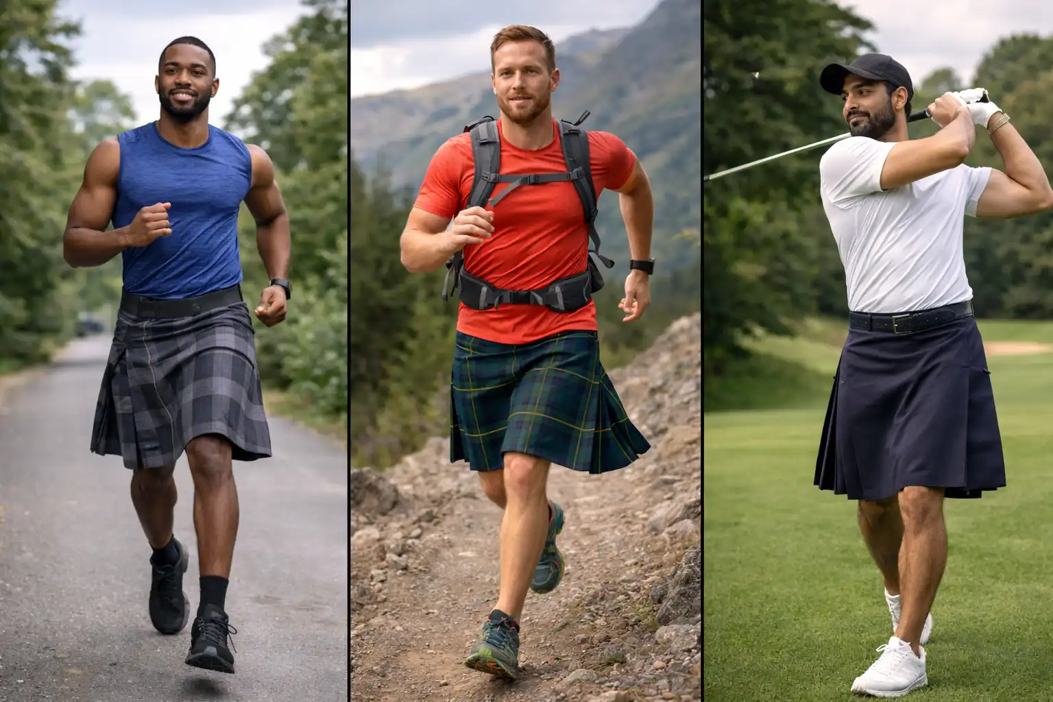 Performance-driven kilts for modern lifestyles.