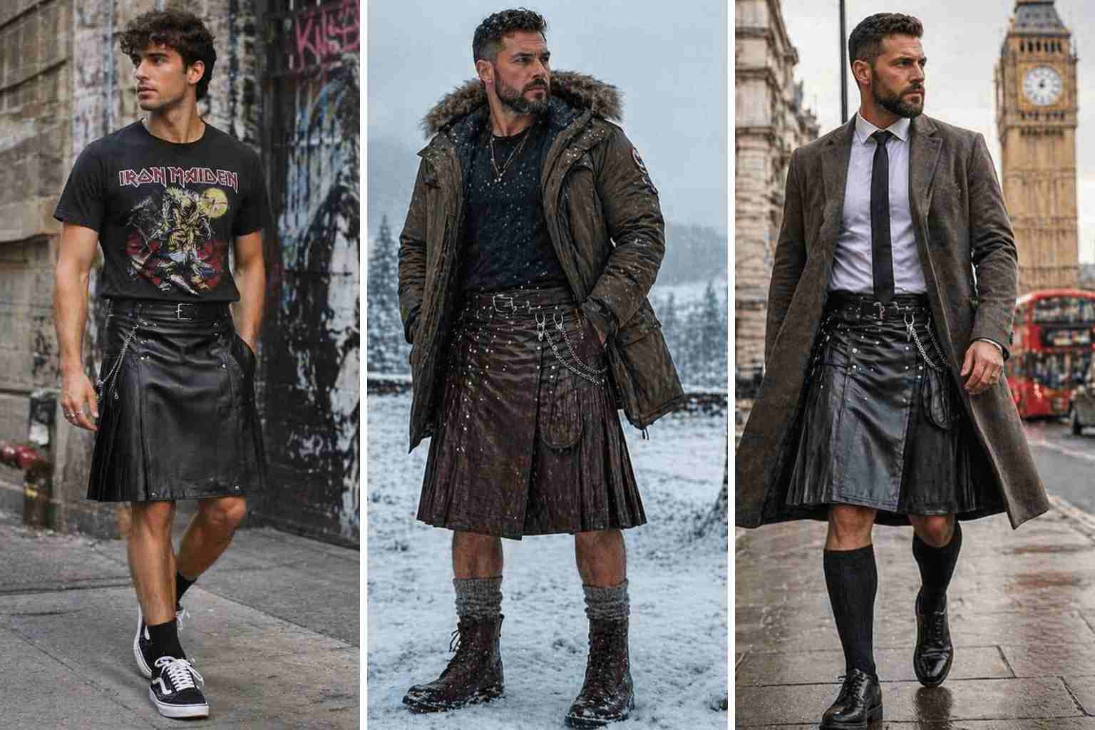 Leather Kilt Fashion