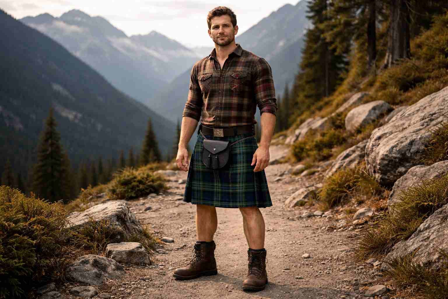 Outdoor Rugged Kilt Outfit