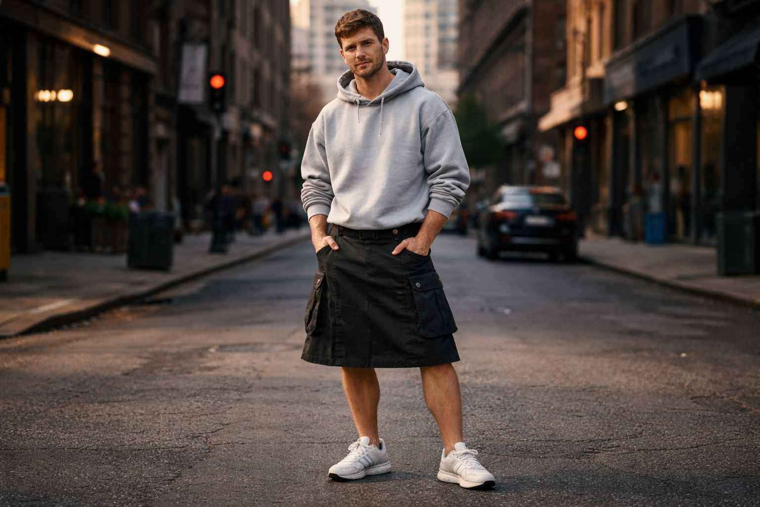 Street Style Utility Kilt