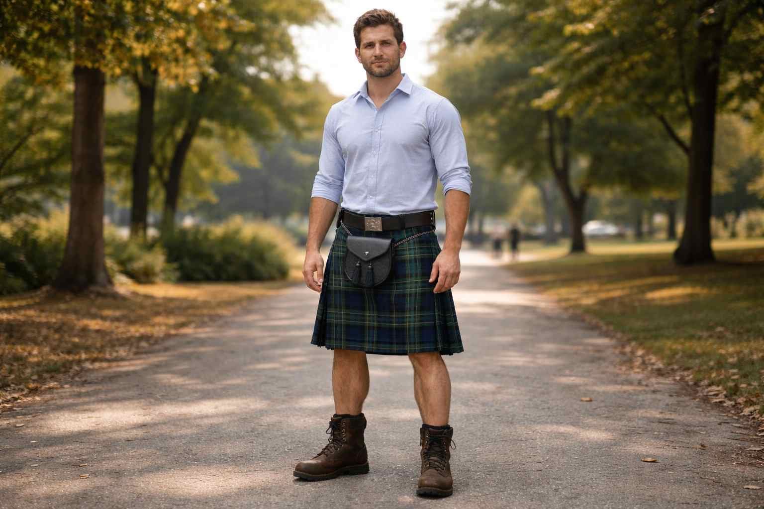 Smart Casual Kilt Outfit