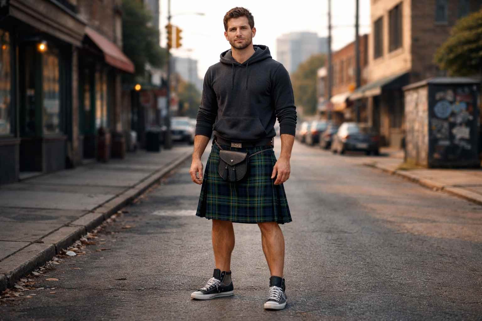 Street Style Kilt Fashion
