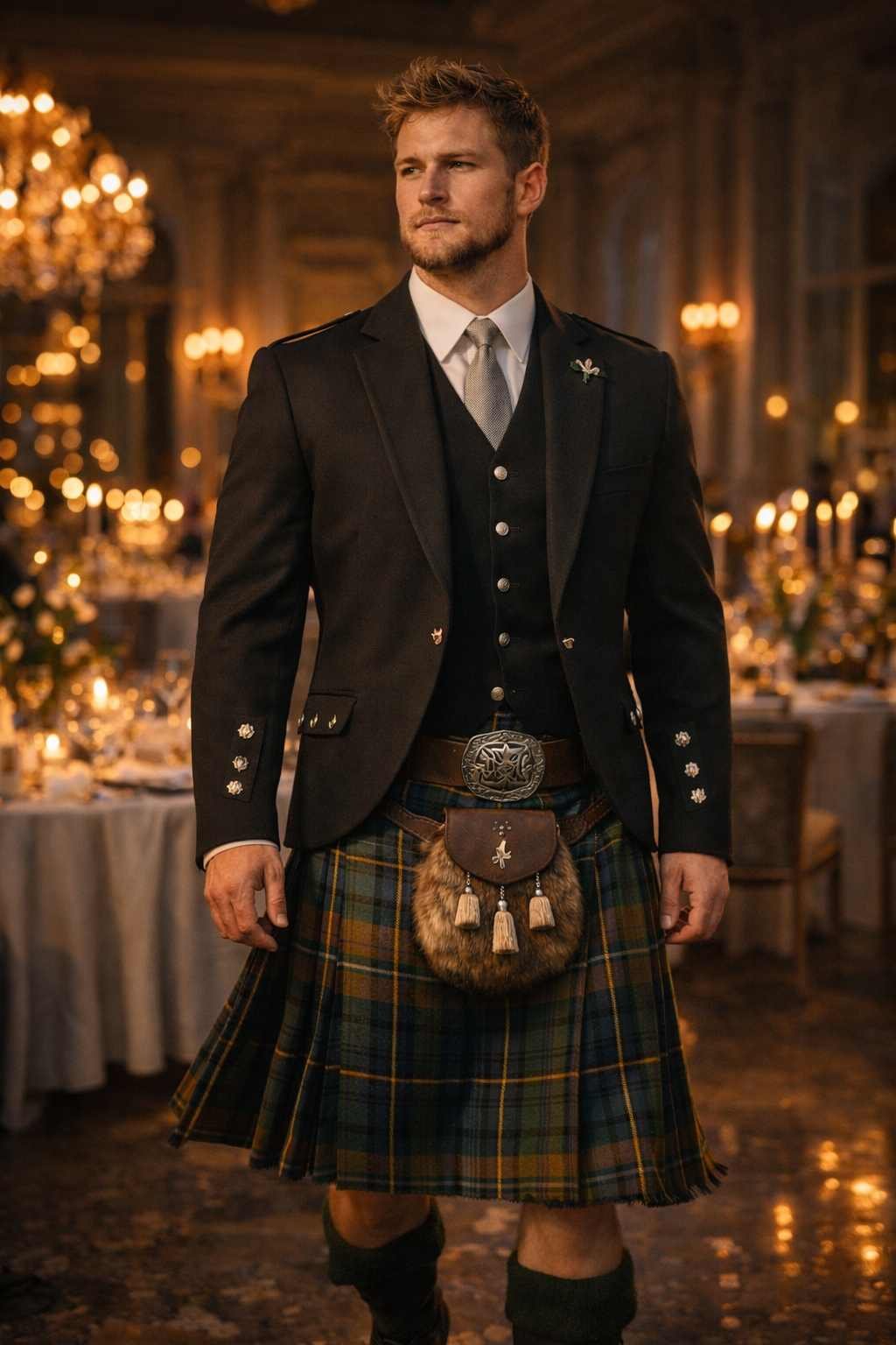 Tartan Kilt with Argyll Jacket