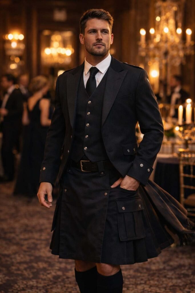 Utility Kilt with Argyll Jacket