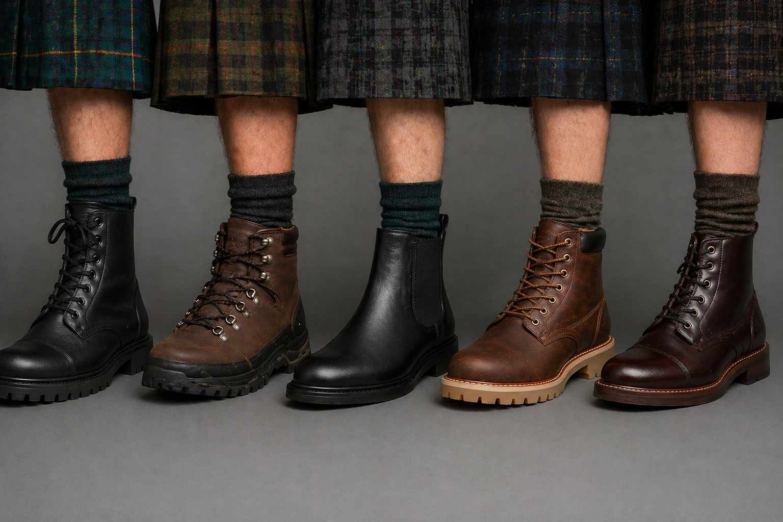 shoes worn with kilts