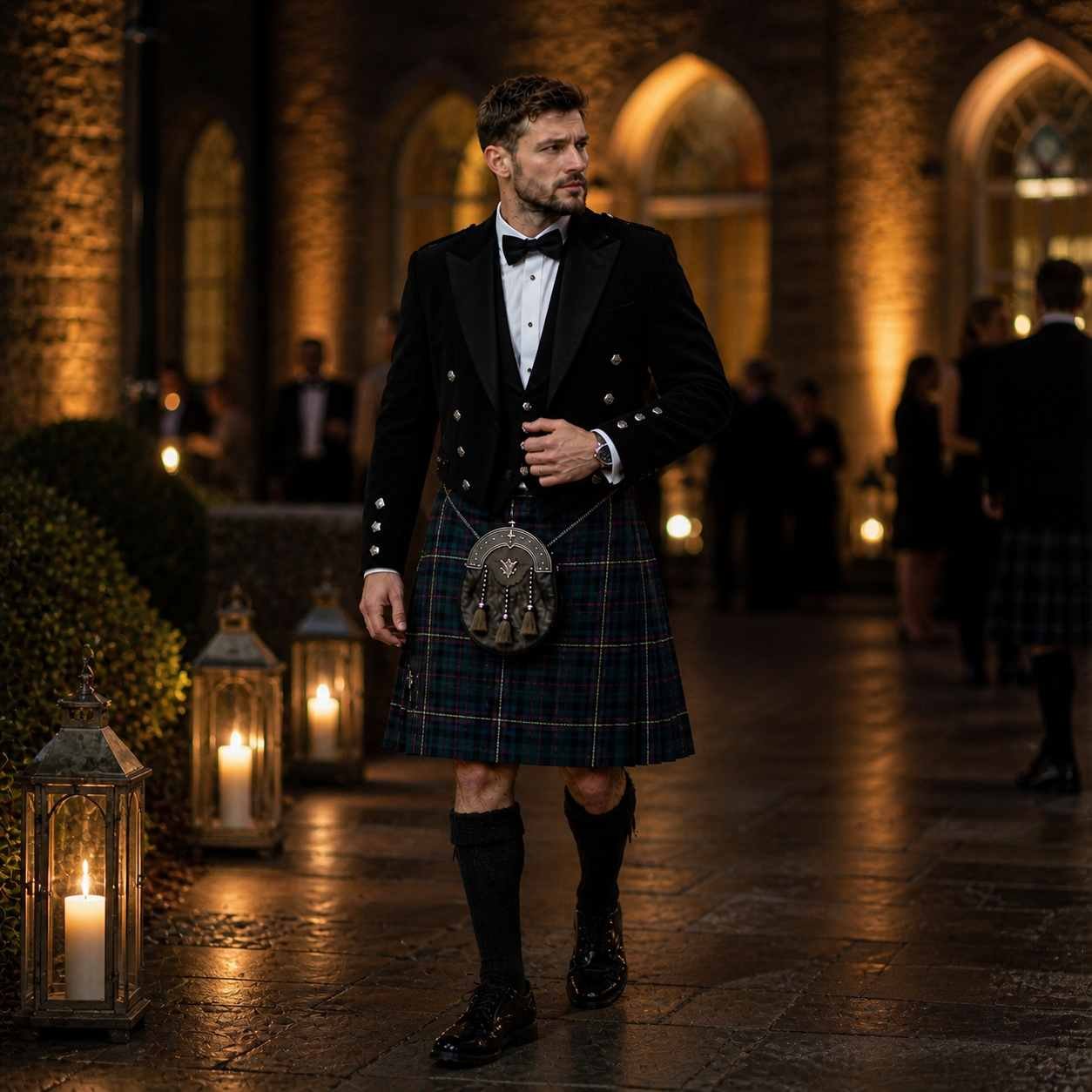 Tartan Kilt with Prince Charlie Jacket