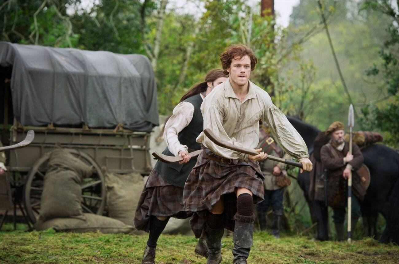 SAM HEUGHAN, OUTLANDER - DONE